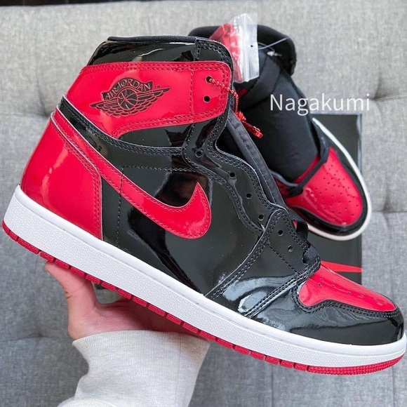 ❤️🖤🤍 Nike Air Jordan 1 retro High OG bred shoes 6Y 6.5Y - Picture 2 of 4